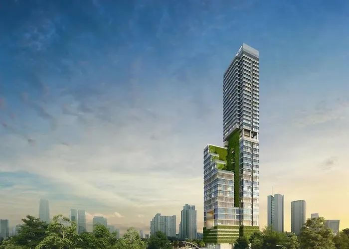 M51 市中心奢华公寓 临近捷运 云端泳池 高空全景健身房 高速网络 Apartamento
