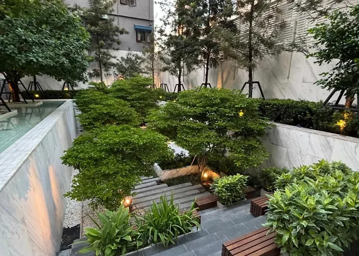 M51 市中心奢华公寓 临近捷运 云端泳池 高空全景健身房 高速网络 Apartamento Banguecoque